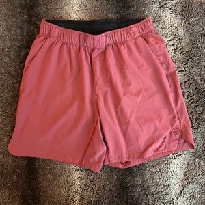 Abercrombie & Fitch Hot Coral YPB Athletic Shorts